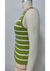 Retro Stripe Slim Fit Knit Vest for Women - Summer Collection