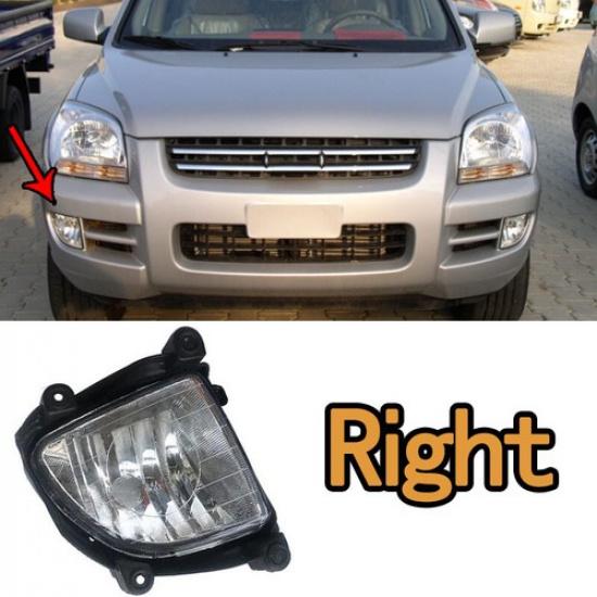Передний бампер Противотуманная фара Правая сторона Для Kia Sportage 2.0L 2.7L 2005 2006 2007