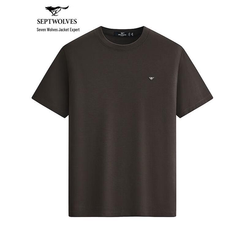 Septwolves Men s Summer Round Neck T-shirt L