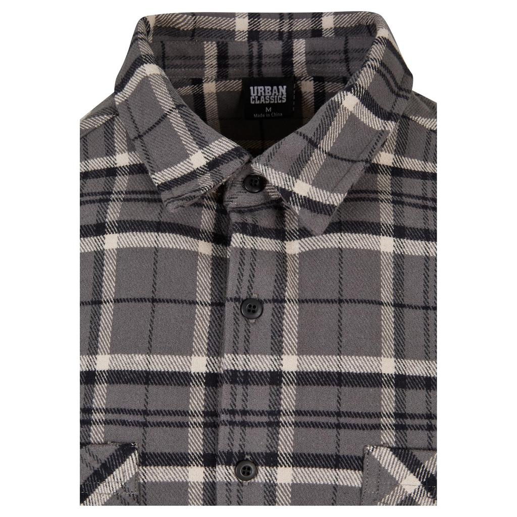 Urban Classics Mens Kane Checked Boxy Shirt
