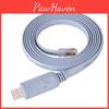 Чоловічий до USB2.0 Чоловічий RJ45 Cat5 Послідовна консоль Плаский кабель для маршрутизаторів комутаторів Cisco