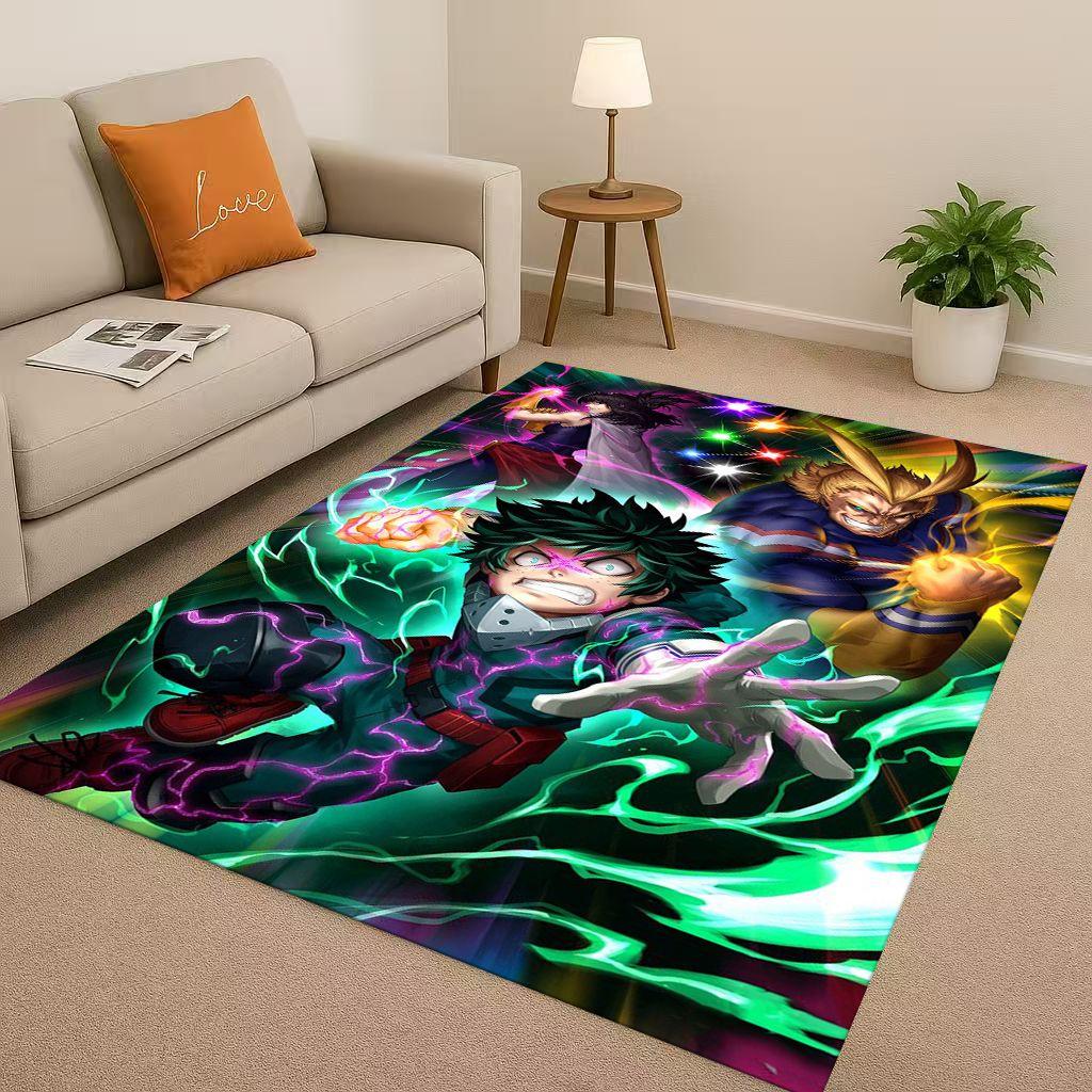 Anime My Hero Academia Bakugou Deku Kreskówka Salon Antypoślizgowy Dywanik Dywan do Sypialni Pokoju Zabaw Sofa, Dekoracja Domu Wycieraczka