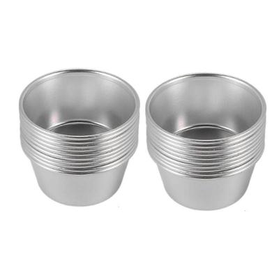 20 Stück Einzelne Formen Puddingformen Tassen Mini Schokoladen Schmelzpfannen Antihaft-Cupcake Kuchen Keks Puddingform weniger