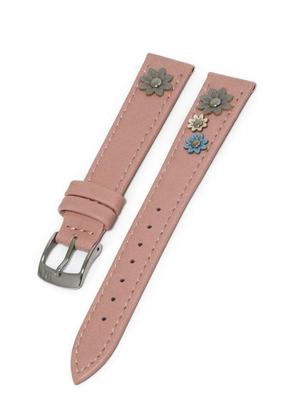 Synthetic Leather Watch Strap GARDEN 16 Mm Pink with Replacement Tool D5257C47087016 [Official Import]