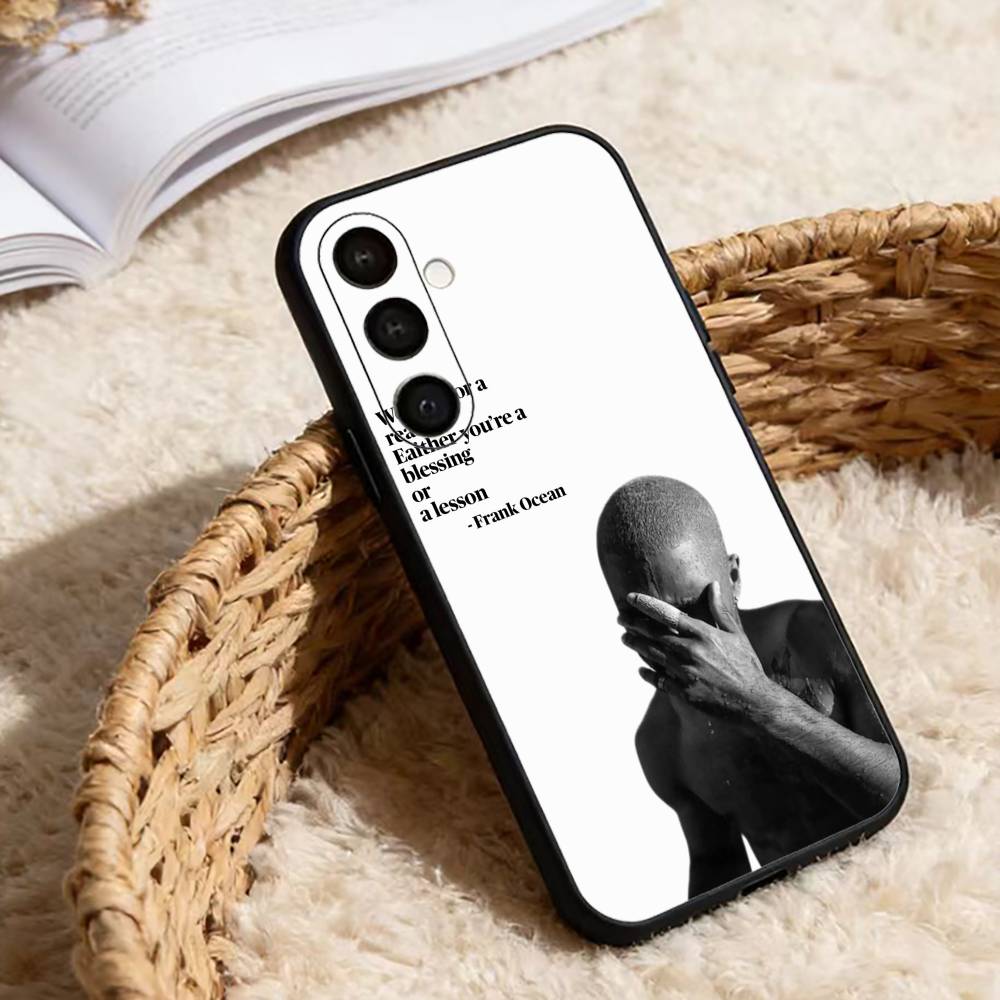 F-Frank Ocean B-Blonde Phone Case For Samsung Galaxy A20,21s,22,31,32,52,53,72,73,80,91 Soft Black Shell