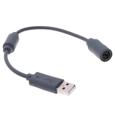 Kablet Controller USB Aftagelig Adapter Kabel Ledning Til Xbox 360 Grå 23Cm