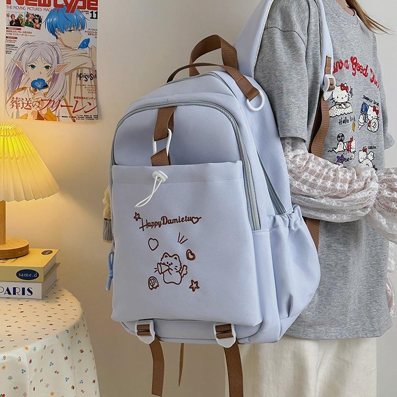 School bag summer Mori ins fresh and versatile middle three to six grades simple