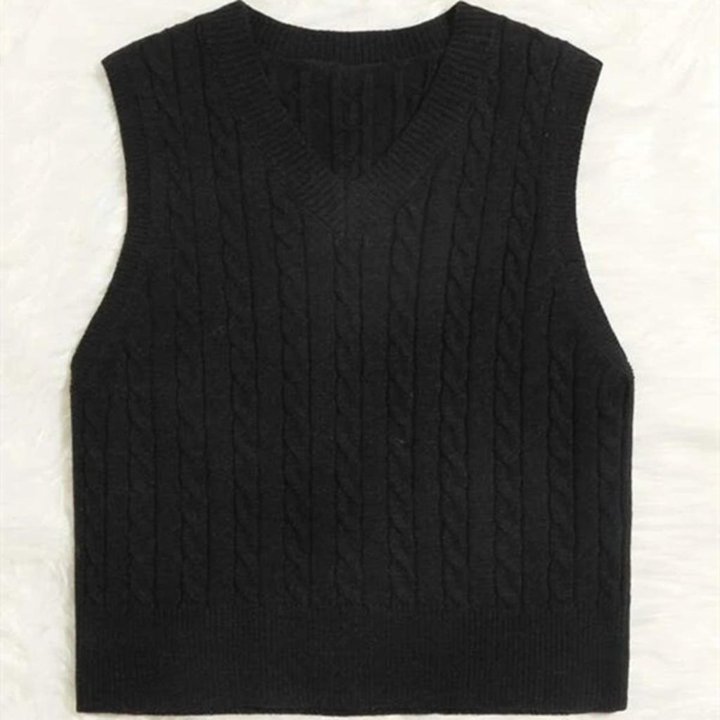 New Sweaters, Women's Knitted Vests, Pullovers, V-neck, Vest Sweaters, Versatile Tops