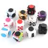 Creative Solid Color Fidget Dice handheld cube Release Stress Autism Anxiety Adult Kids Relief Anti-Stress finger children toys