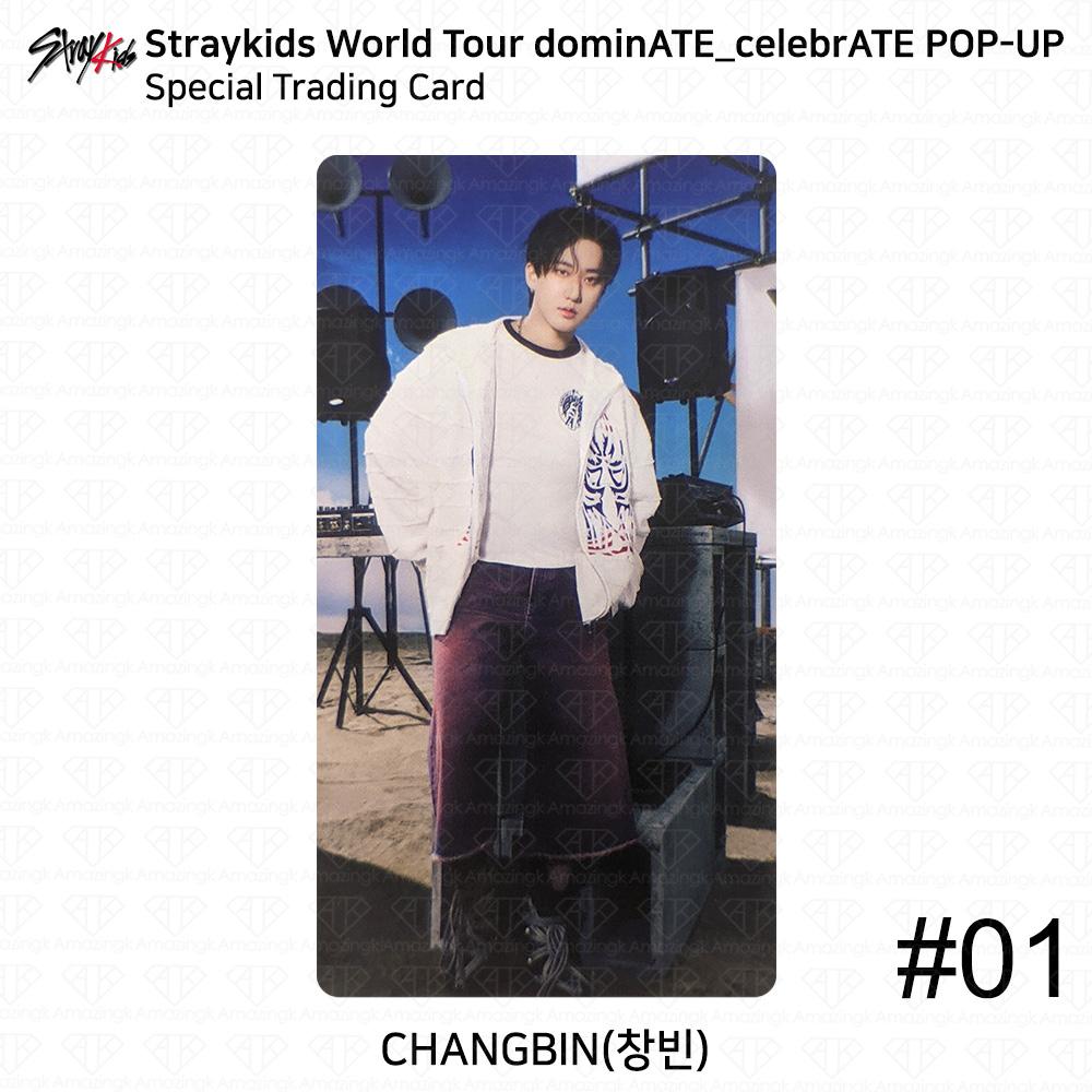 

Stray Kids Мировой тур DominATE CelebrATE POP-UP Специальная торговая карта KPOP K-POP Changbin #1