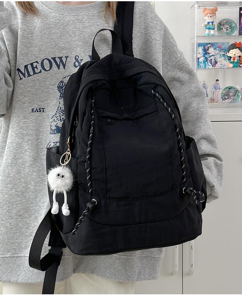 Leichter Colorblock Wanderrucksack - Geräumiger Outdoor- & Universitäts-Reise-Buchrucksack