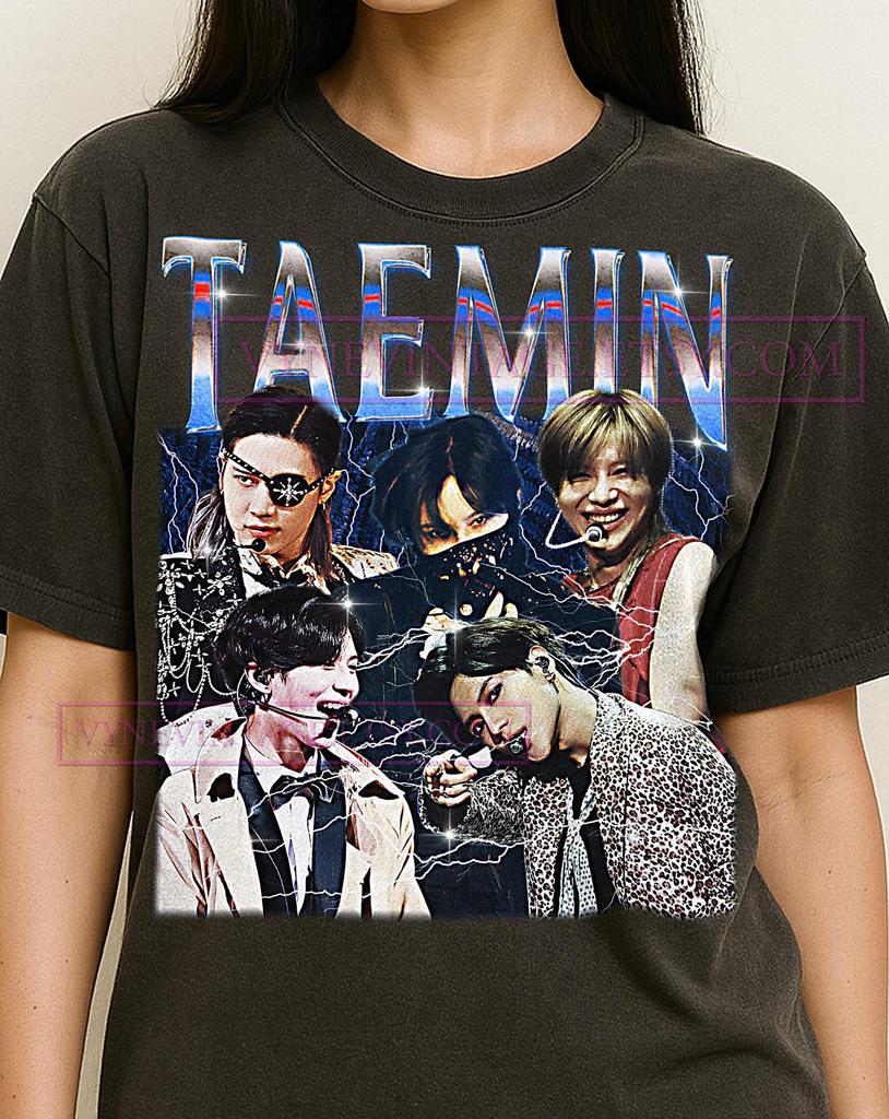 Taemin Bootleg Shirt, Vintage Kpop Idol Performer Tänzer SHINee Star T-Shirt, 90er Retro Throwback T-Shirt, Taemin Pullover