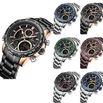 Herren Wasserdicht Leuchtend Lauf Wecker Uhr