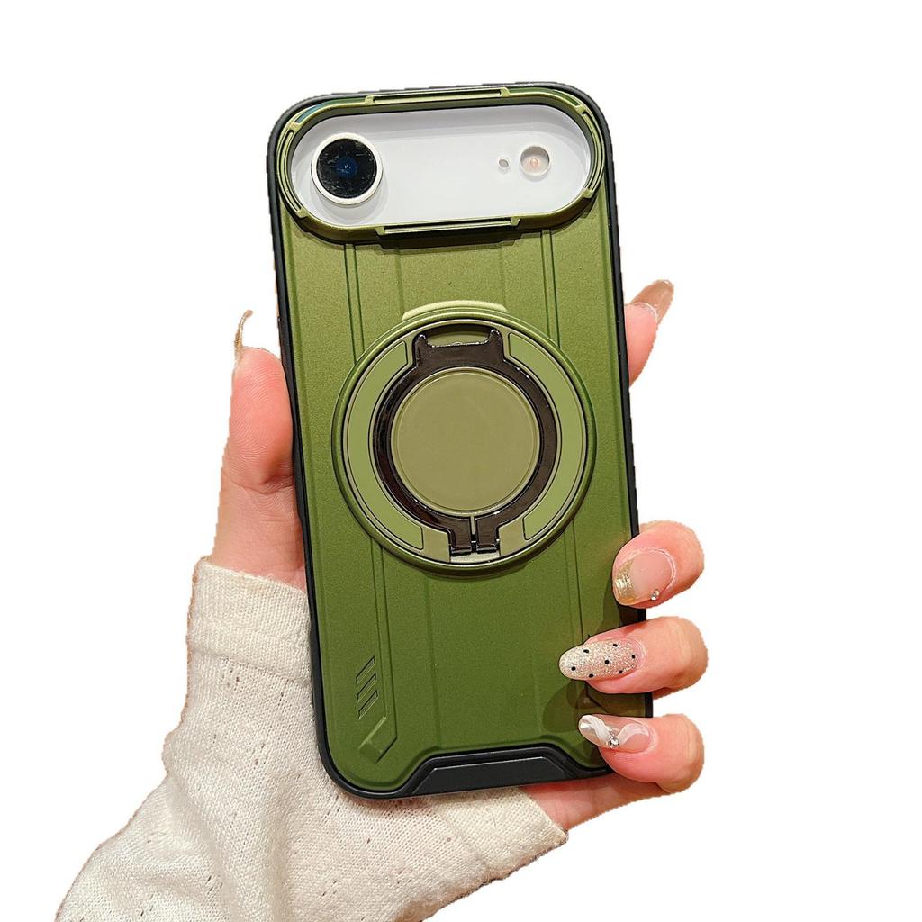 iPhone 17/18 Pro Max Rotating Stand Anti-fall Case with Apple 16E Cover
