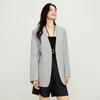JOY SPEAKER Women's Simple V-Neck Loose Casual Blazer
