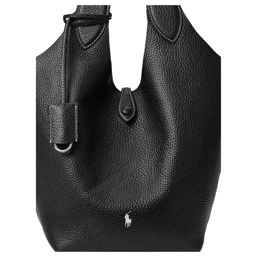 Polo Ralph Lauren Polo Play Classic Pony Logo Charm Handbag Women handbags Black 428938031019