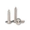 304 Stainless Steel Phillips Pan Head Self-Tapping Screws with Washer (M1.4/M1.7/M2/M3/M3.5/M4)