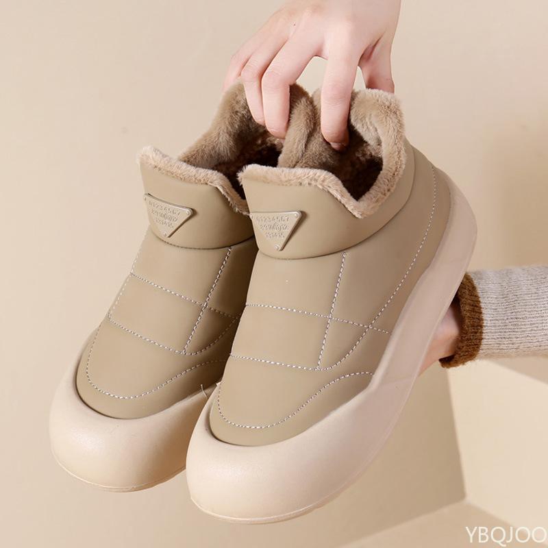 Snow boots women's winter new casual comfortable thick soled short boots versatile fashionable women's cotton shoes