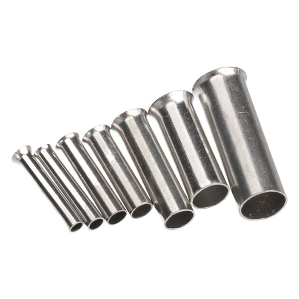600pcs Tube Crimp Terminals Copper Core PE Insulated for 0.5mm2 Through 6.0mm2 Wire Gauges Used In General Electrical Work