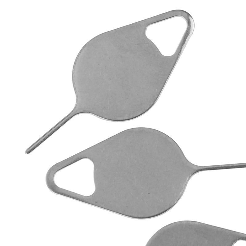 3ks/sada Vyjmutí přihrádky na SIM kartu Vysunutí kolíku Klíčový nástroj Nerezová jehla pro telefon