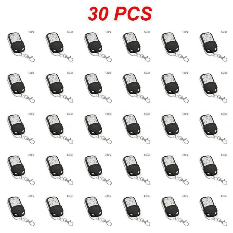 1 יחידה/50 יחידות שלט רדיו אלחוטי 433MHz לשער חשמלי, דלת מוסך, שלט מפתח, משכפל בקר