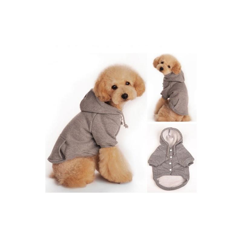 Pet Hoodie For Dogs With Cotton Material And Hood For Winter Warmth Ideal For Small Puppies And Pets