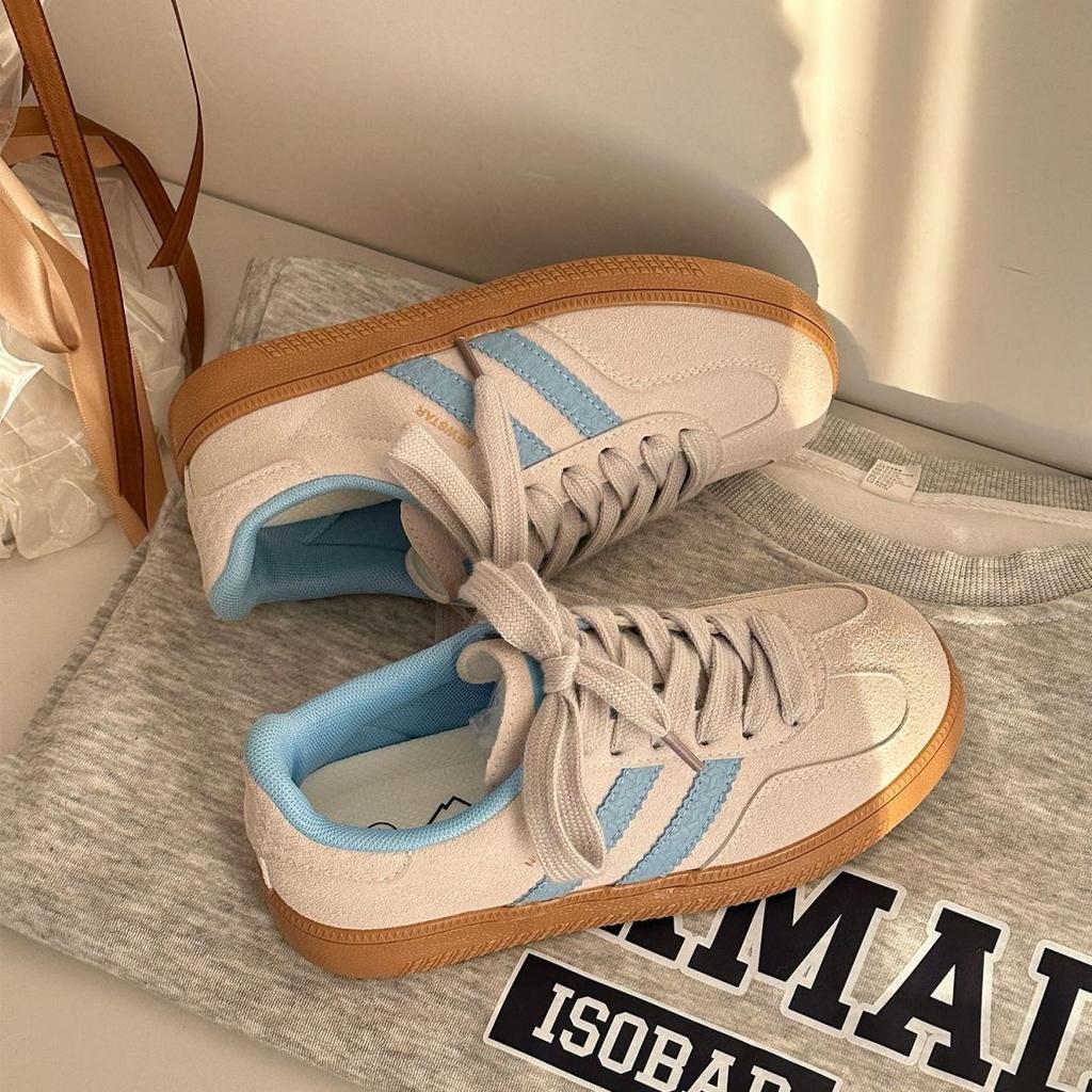 Korean Version of Retro German Training Shoes, Spring Little White Shoes Ins Trendy Versatile Niche Little White Shoes, Student Sports and Leisure