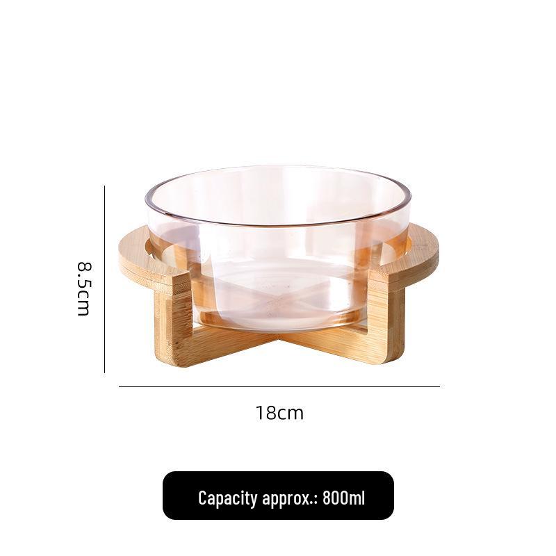 Nordic Heat-Resistant Glass Bowl - Creative Round Salad & Fruit Serving Dish