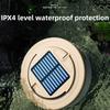 Camping String Light Solar Charging Lantern 1800mAh,IPX4 Waterproof,Rechargeable Flashlights