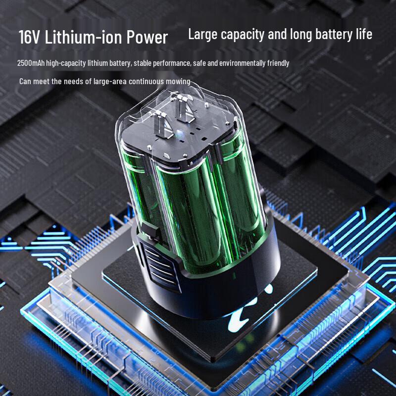 Dongcheng DCPR16351Z Snoeischaar op Accu, Borstelloos, CN-stekker (adapter meegeleverd)