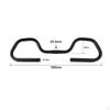 Butterfly Handlebar MultiPosition Aluminum Alloy Cushioned Grip Set for