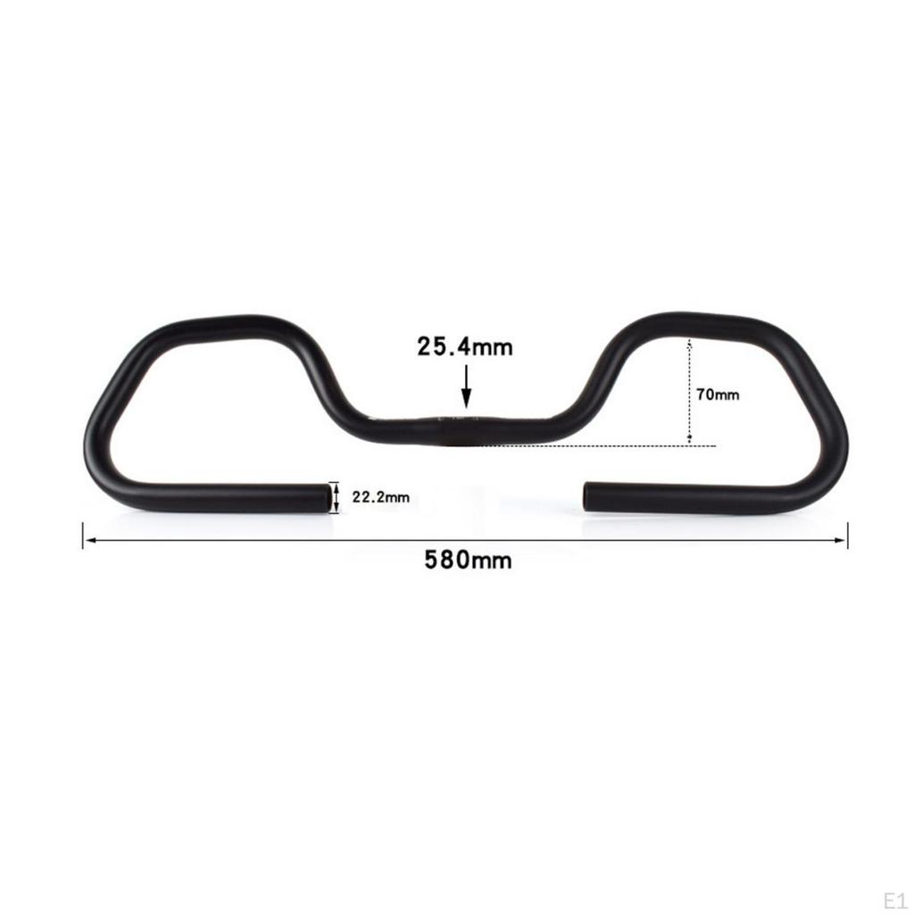 Butterfly Handlebar MultiPosition Aluminum Alloy Cushioned Grip Set for