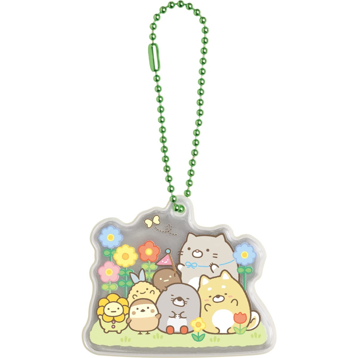 Светоотражающий брелок Sumikkogurashi Собираются AB09503 San-X «Все вместе»