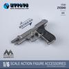 [TOYBARJAPAN] 16 Scale Action Figure Accessory  ZYTOYS ZY2041 M9 Alloy Weapon Pistol Model