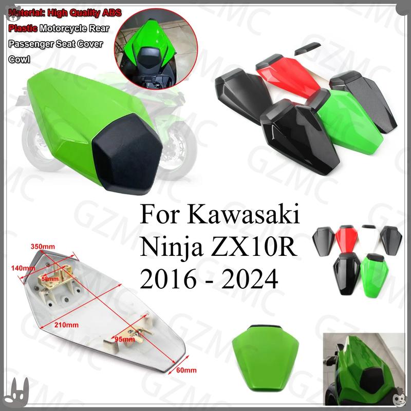Motorcycle Rear Seat Cover For Kawasaki Ninja ZX10R 2016 - 2024 Rear Passenger Head Cover Seat Rear Cover Fairing 2017
