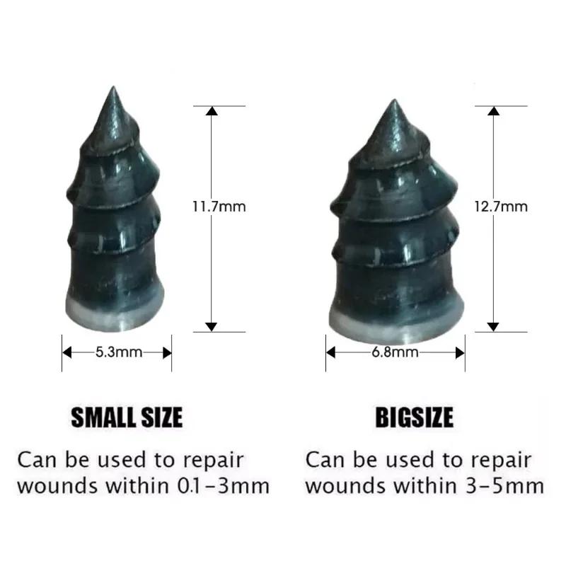 Car Tire Repair Glue Nail Motorcycle Vacuum Tyre Repair Nails Truck Scooter Bike Tire Puncture Repair Tools Rubber Metal Nails