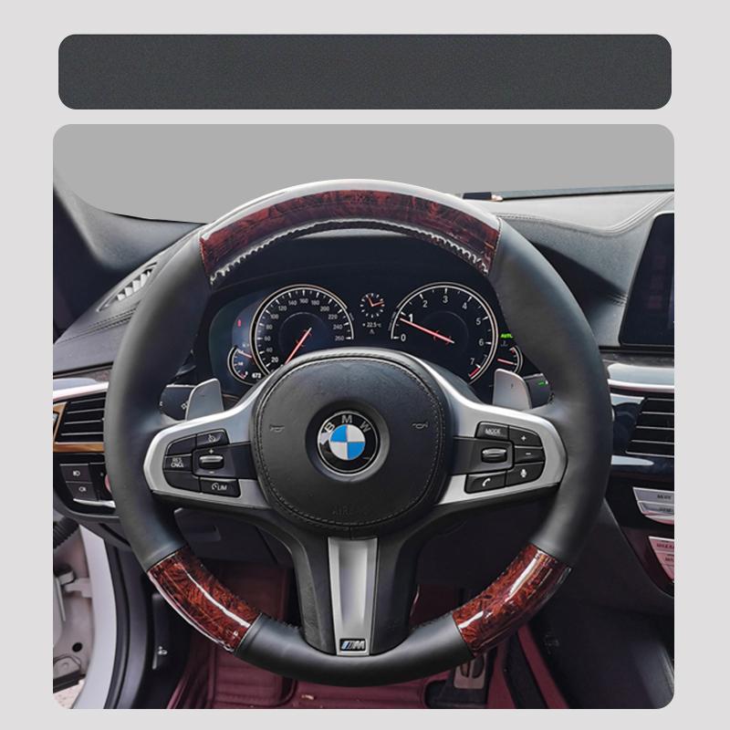Hand-stitched Black  Leather Car Steering Wheel Cover For BMW M Sport G30 G31 G32 G20 G21 G14 G15 G16 X3 G01 X4 G02 X5
