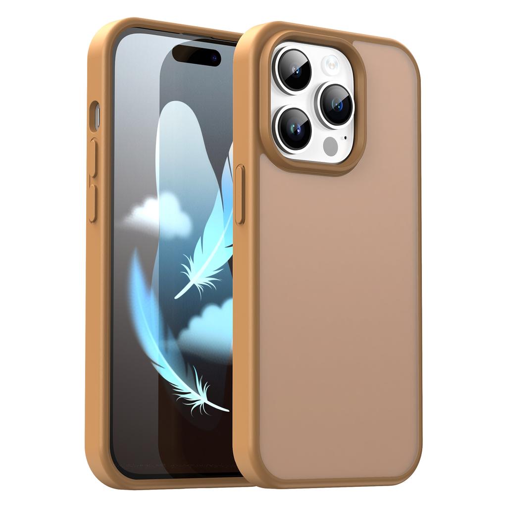 For iPhone 14 Pro Case Skin Touch Matte Anti Drop TPU PC Phone Back Cover