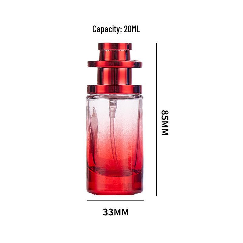 Gradient Glass Perfume Decanter: 30ml Stylish & Portable Fragrance Spray Bottle