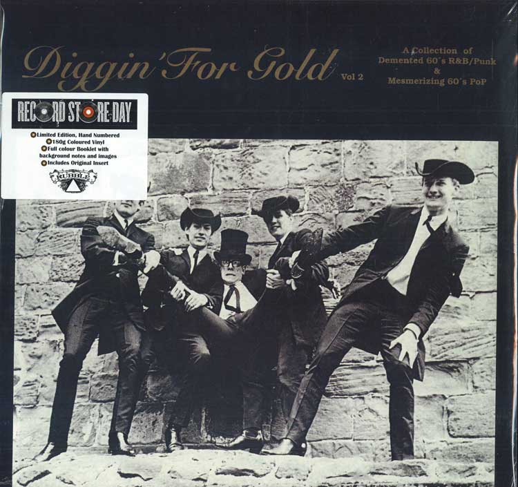 

LP Record VARIOUS - Diggin For Gold Vol 2 RUBLP2002 Rubble 2018 UK Rock
