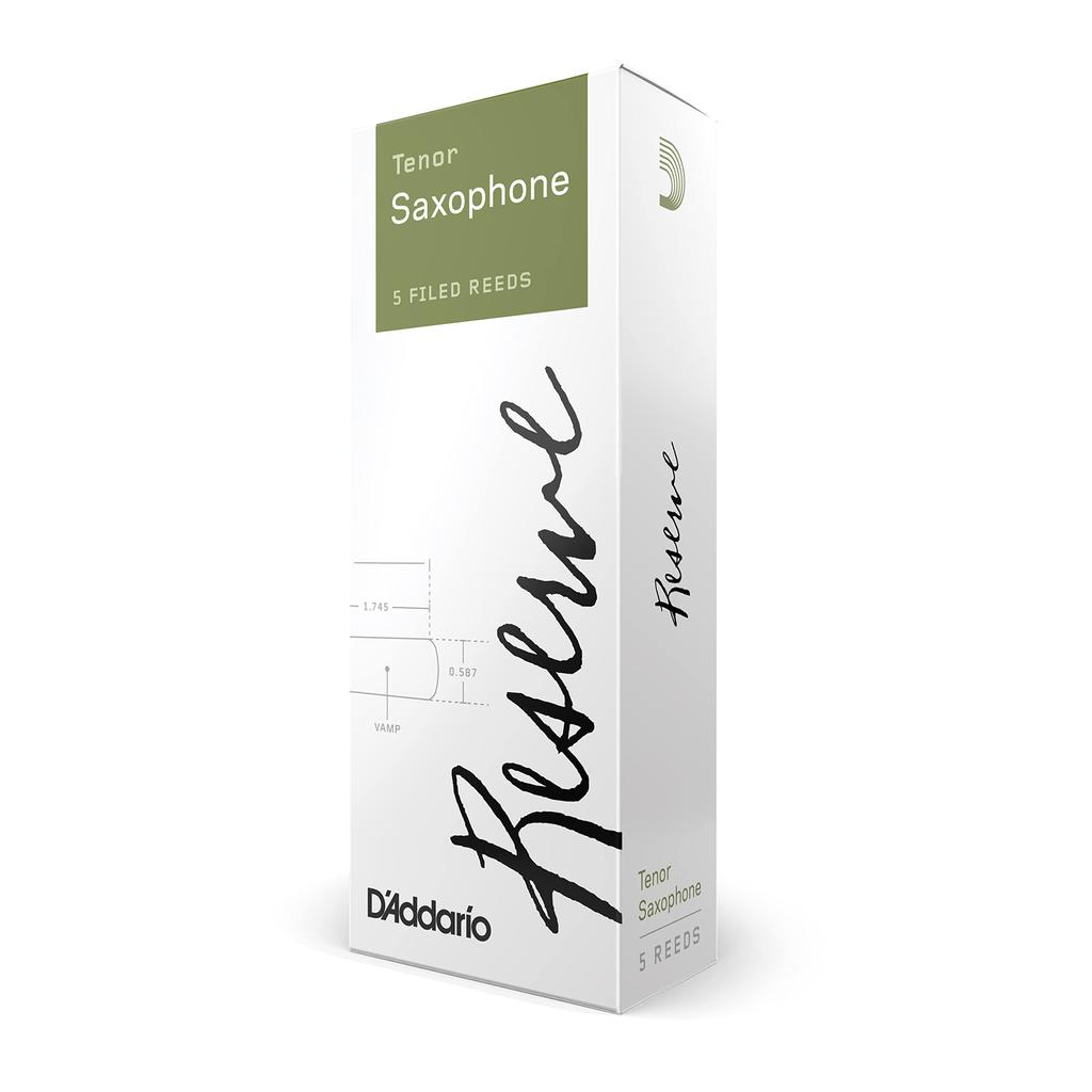 D'Addario WoodWinds D'Addario Tenor Saxophone Reeds, Reserve, DKR0535 [Hardness: 3.5], Pack of 5