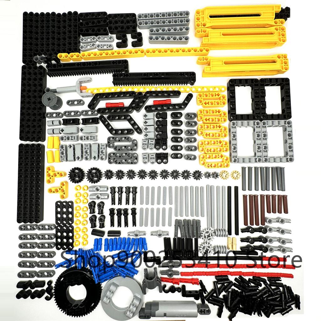 Building Blocks Bricks Technical Parts Pin Beam Liftarm Axle Connector Panel Gear Car Motorcycle Technology Set Toys