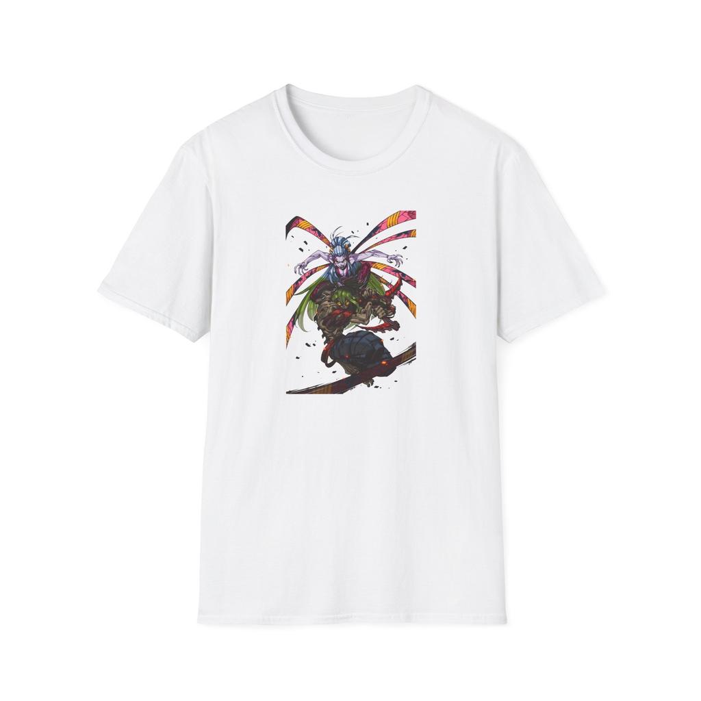 Unisex JL Anime T-Shirt Softstyle Front and Back Designs - KnY Gyutaro