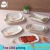 Melamine Restaurant Snack and Side Dish Plate for BBQ, Noodles, and Hot Pot