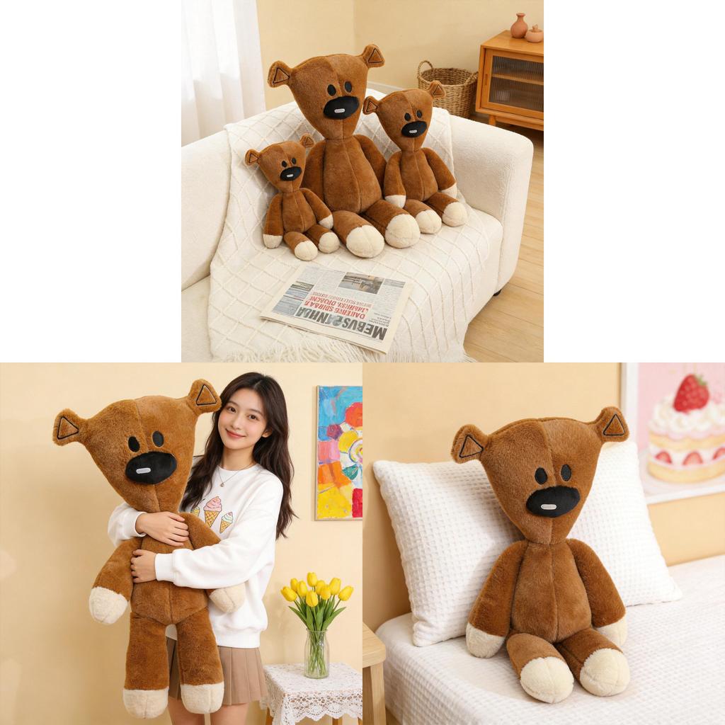 Plush Teddy Bear Toy With Soft Material For Children Kids And Giftgiving