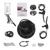 Electric Bicycle Conversion Kit 36V 500W Rear Wheel Hub Motor Set with KT‑900S Display Meter for 12G Wheel