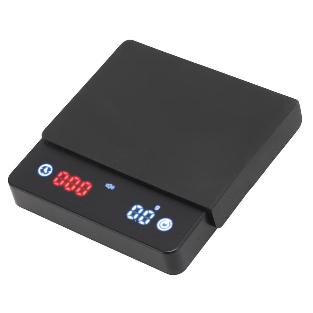 Coffee Scale Mini Rechargeable Portable Digital Coffee Scale with Timer Removable Silicone Pad for