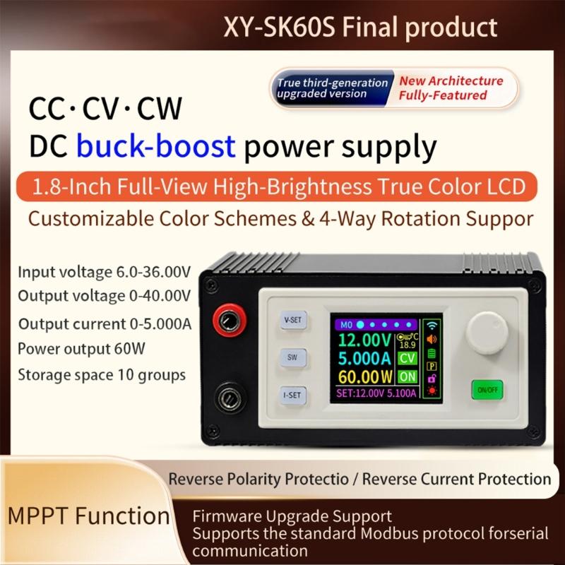 Programmable Power Supply Modules 120W Constant Current Voltages Control Solar Charging with Transmission Interfaces
