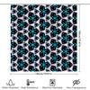 Blue Black Geometric Pattern Shower Curtain For Bathrooms Decor Home Linen Waterproof Bathroom Accessories