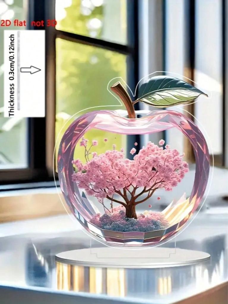 1 Sztuka Kolorowe Jabłko Kreatywna Dekoracja Biurka Mała Ozdoba do Wystroju Salonu i Sypialni